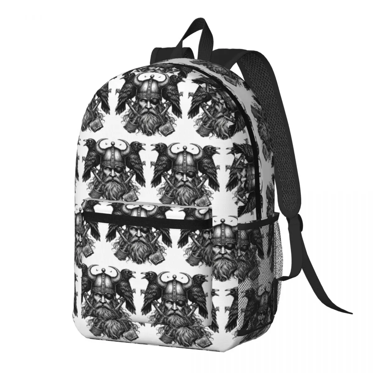 Odin Vikings Viking Legend Norse Mythology Rune Backpack Daypack Boys Girls BookBag School Bag Shoulder Bags for Men Women