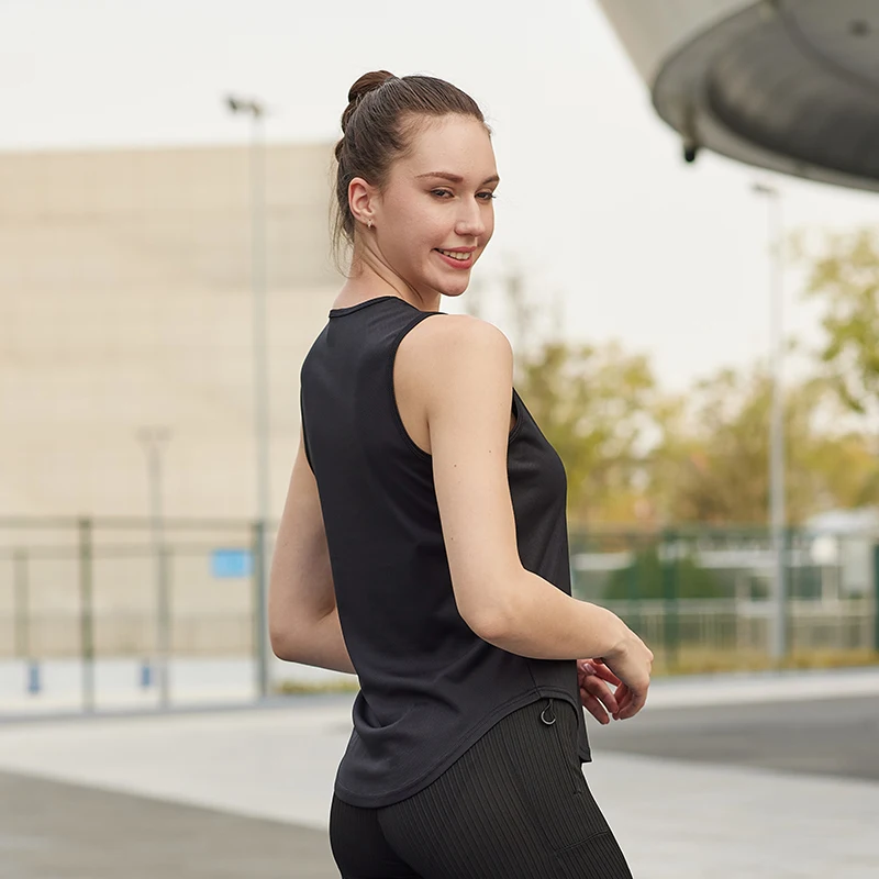 Women Athletics Tank Tops Running Vests Quick-drying Sports Gym Fitness Shirts Sleeveless Clothing Athlete Track Field Singlets