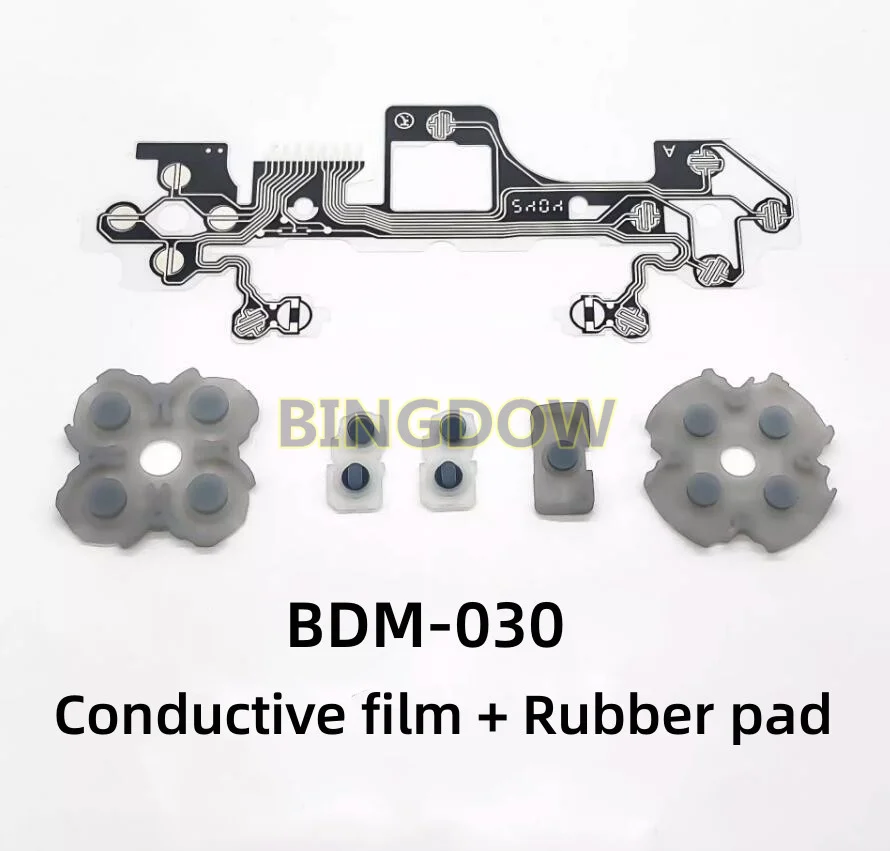 Проводящая пленка, кнопка, лента, пленка для печатной платы для контроллера PS5 V1.0 2.0 3,0, силиконовая резина, кнопка, проводящие подушечки, клавиатуры