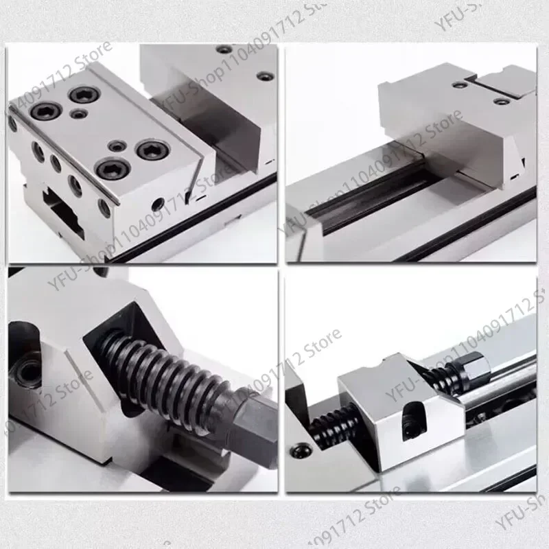 GT125A / B 6 Inch High Precision Manual Flat Vice Tool Maker Vise for CNC Grinding Milling Machine