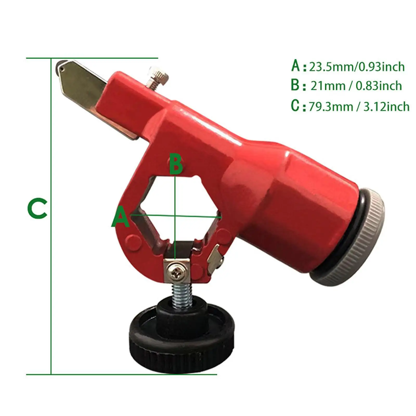Glass Cutting Tool Oil Cup Cylinder Portable Professional DIY Glass Tile Cutter Hexagonal Glass Oil Pot for Ceramic Tile