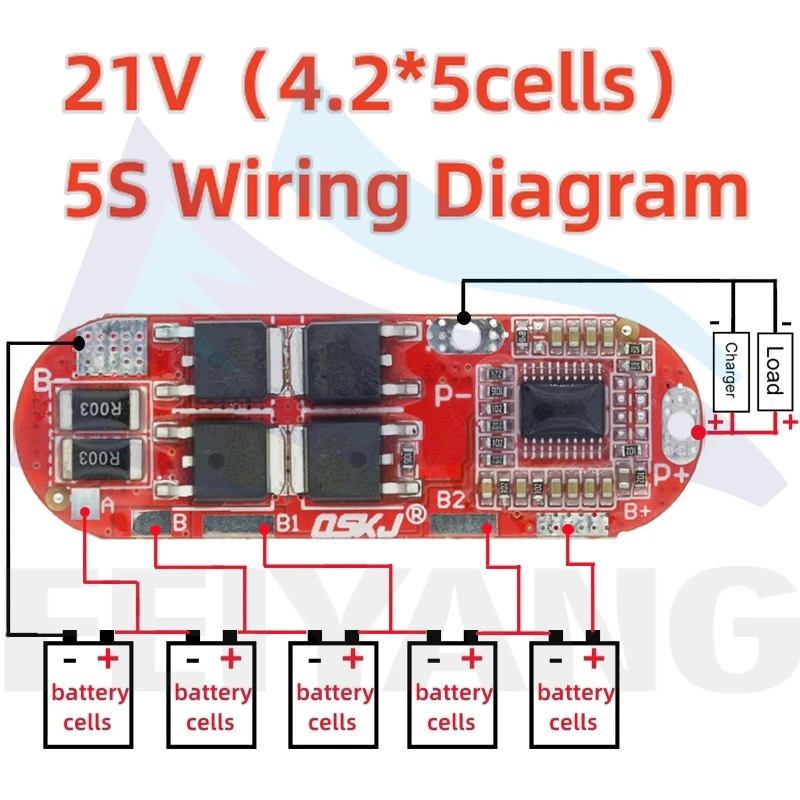 18650 Li-ion Lipo Lithium Battery Protection Circuit Board Module BMS 1S 2S 10A 3S 4S 5S 25A 18650 Lipo Bms Charger