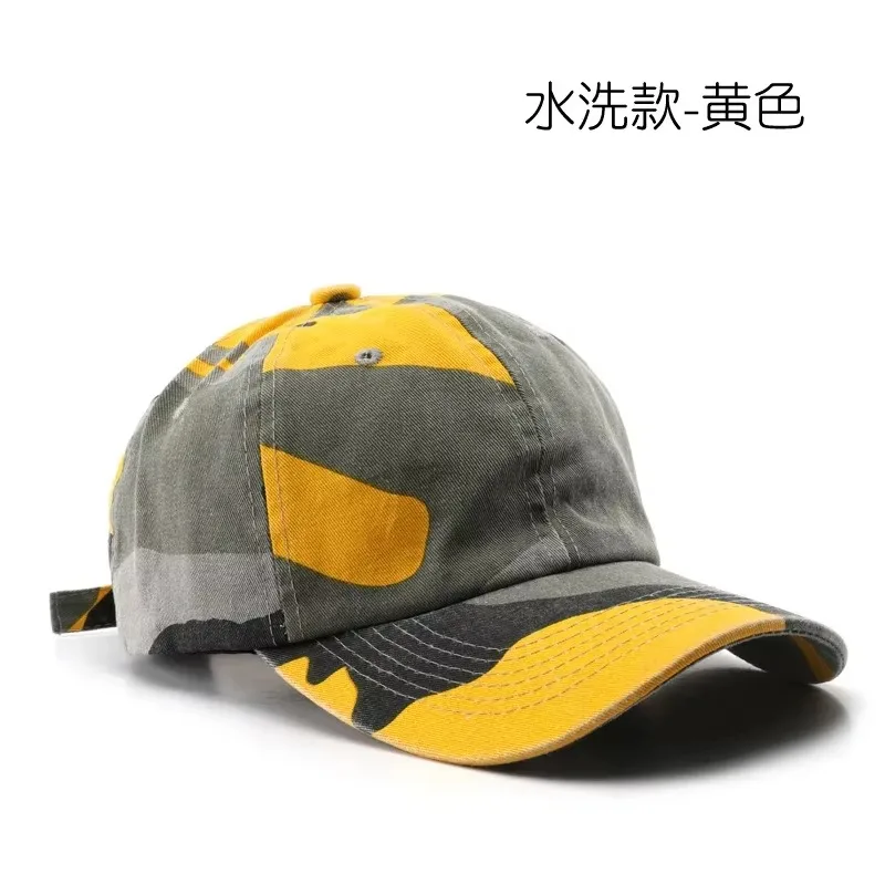 1 PC Unisex Wandern Camouflage Tactics Baseball Cap Blätter Dschungel Hut Unstrukturierte Baumwolle 6 Panel Baseball Cap – Detail 9