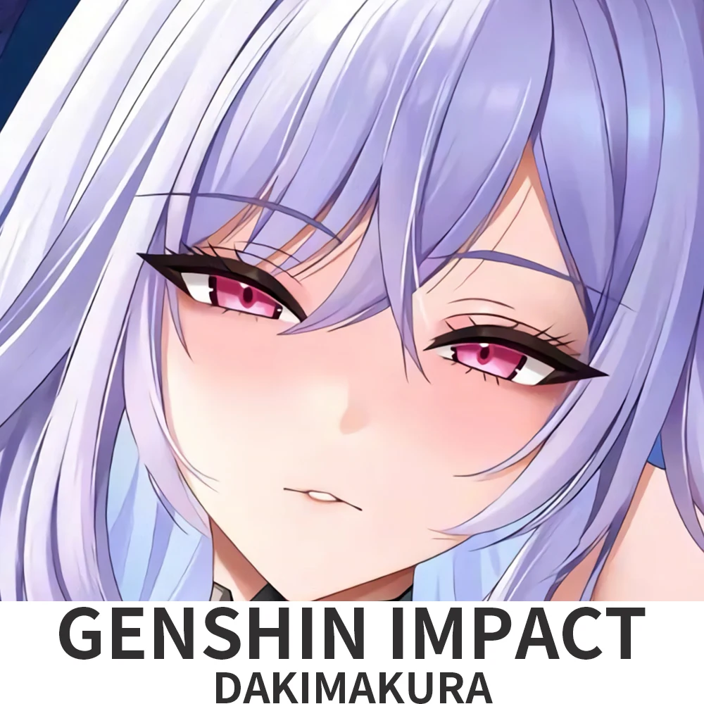 Dakimakura Hugging Body Pillow Case Anime Game Skirk Pillow Genshin Impact Cushion Cover