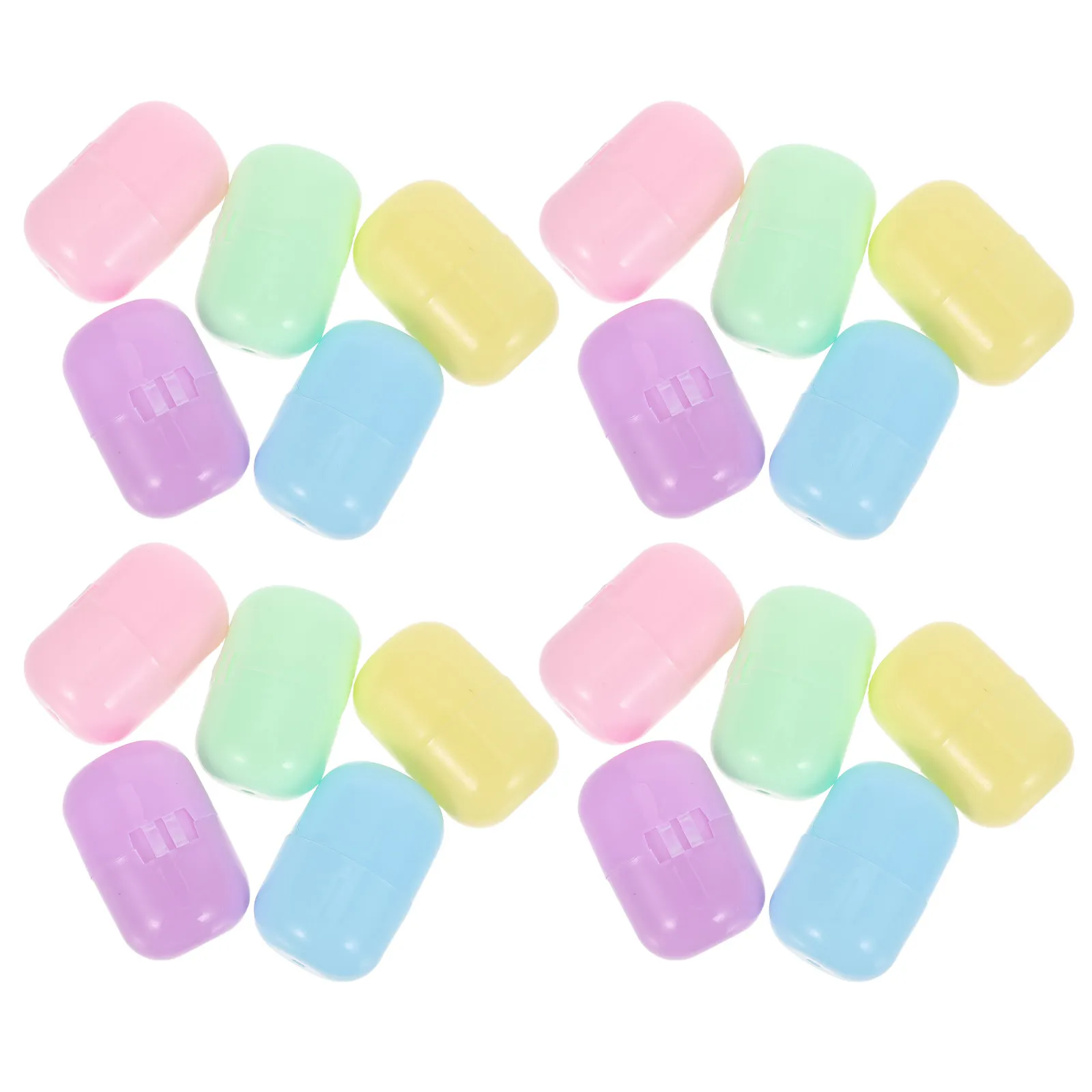 

50Pcs Transparent Colored Round Capsules Empty Vending Machine Refills for Prize Dispenser Carnival Party Favors Gumball Machine