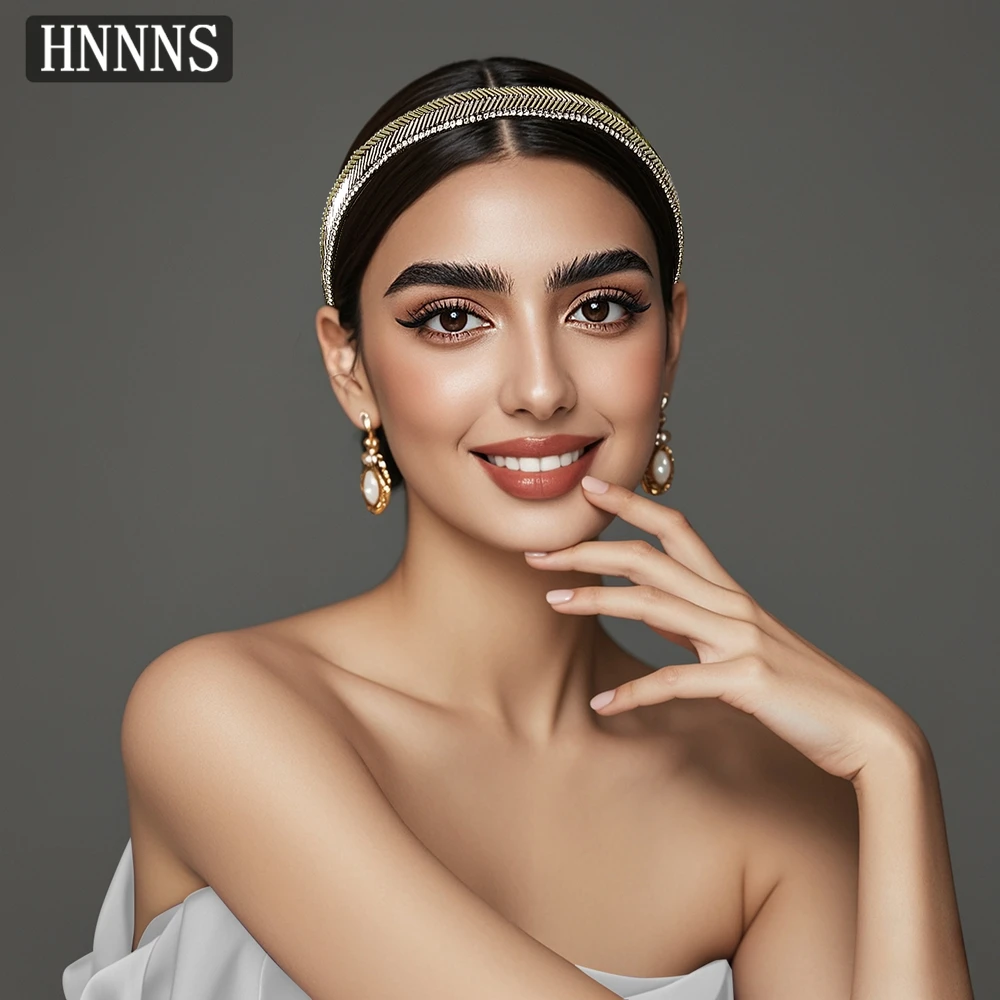 

TOPQUEEN Fashion Bride Wedding Hair Accessories Hand-Inlaid Rhinestone Ladies Elegant Banquet Party New Year's Headdress YXA17