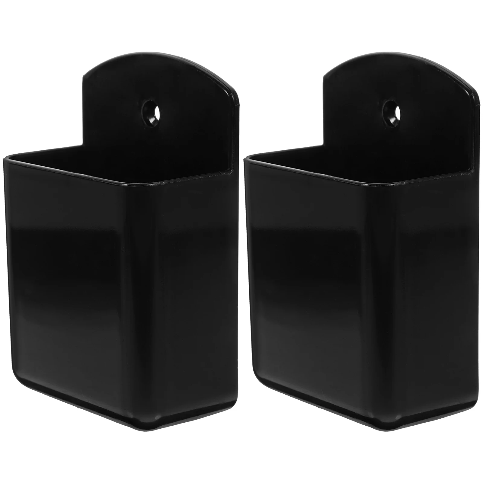 

2pcs Wall Storage Box Holder Wall Mount Organizer Remote Holder Bedroom Living Room Remote Organizer