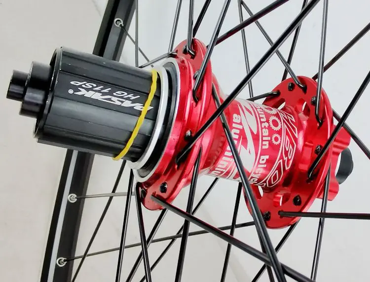Pasak Mtb Wheelset 32 Holes 6-bolts Disc Brake VBrake Rim Brake Wheels 12s Hub Driver Schrader Valve