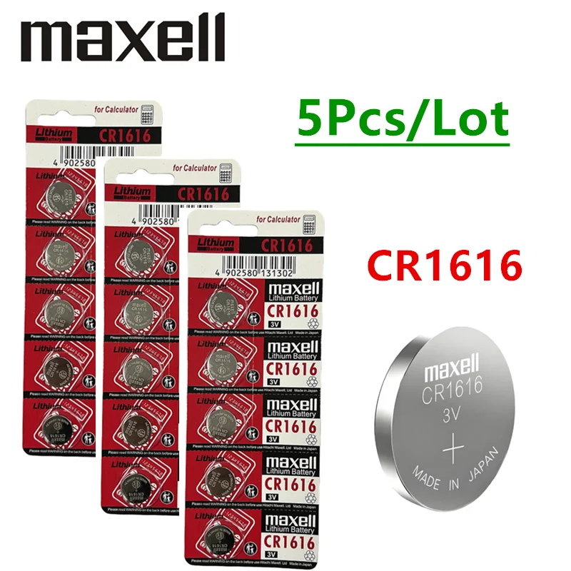 5pcs-30PCS  CR1616 Lithium Batteries 3V DL1616 ECR1616 LM1616 CR 1616 Electronic Car Key Watch Toy Remote Coin Cells