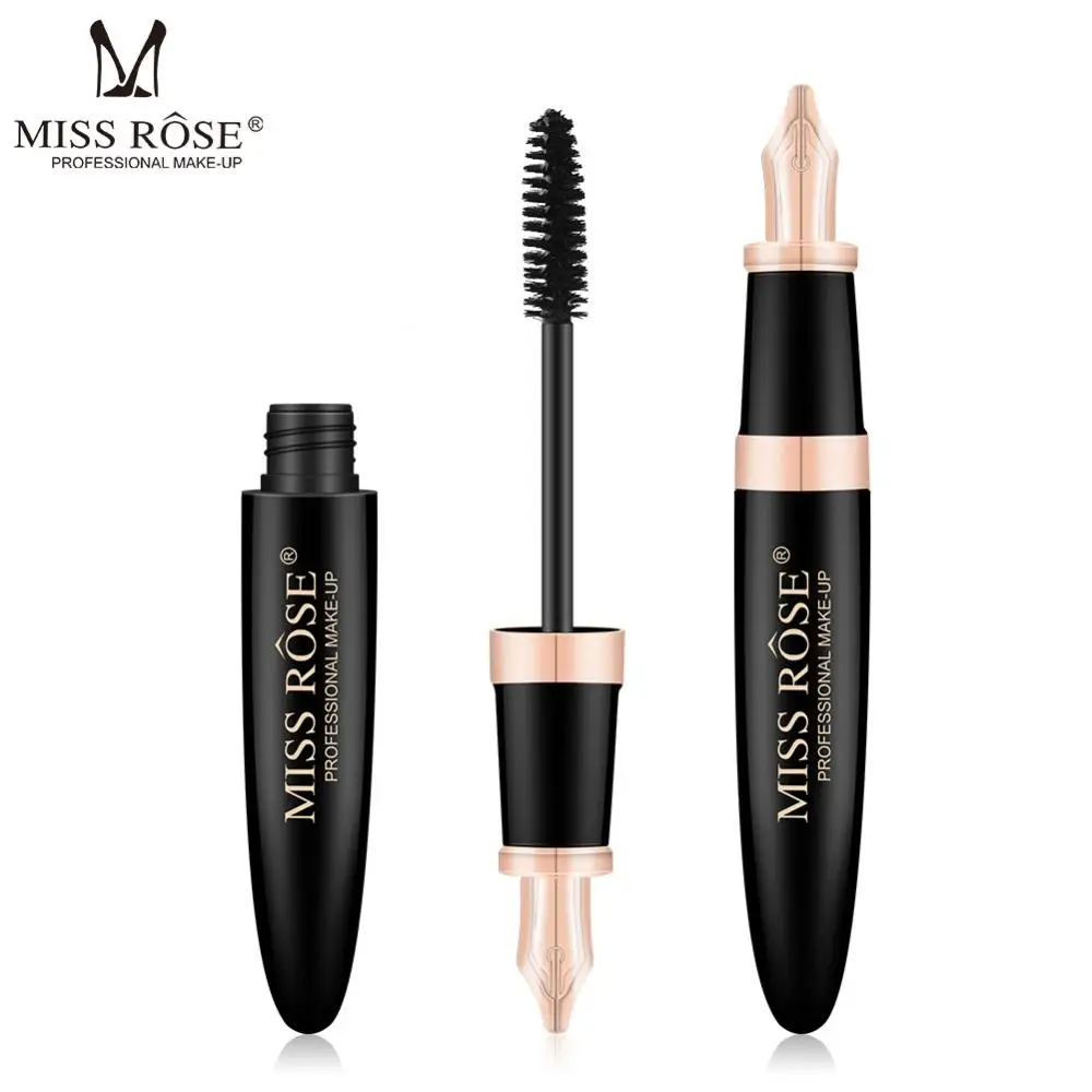 ROSE Black Waterproof Mascara Thick Natural Curl Mascara Long Lasting NEW  Mascara Thick  Waterproof