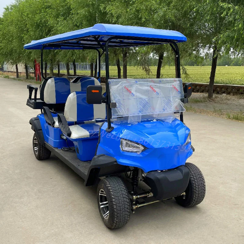 2023 Solar Panel Power Charging Custom Off Road 72V Lithium Battery 4000W Outdoor Hunting Vehicle Electric Golf Cart