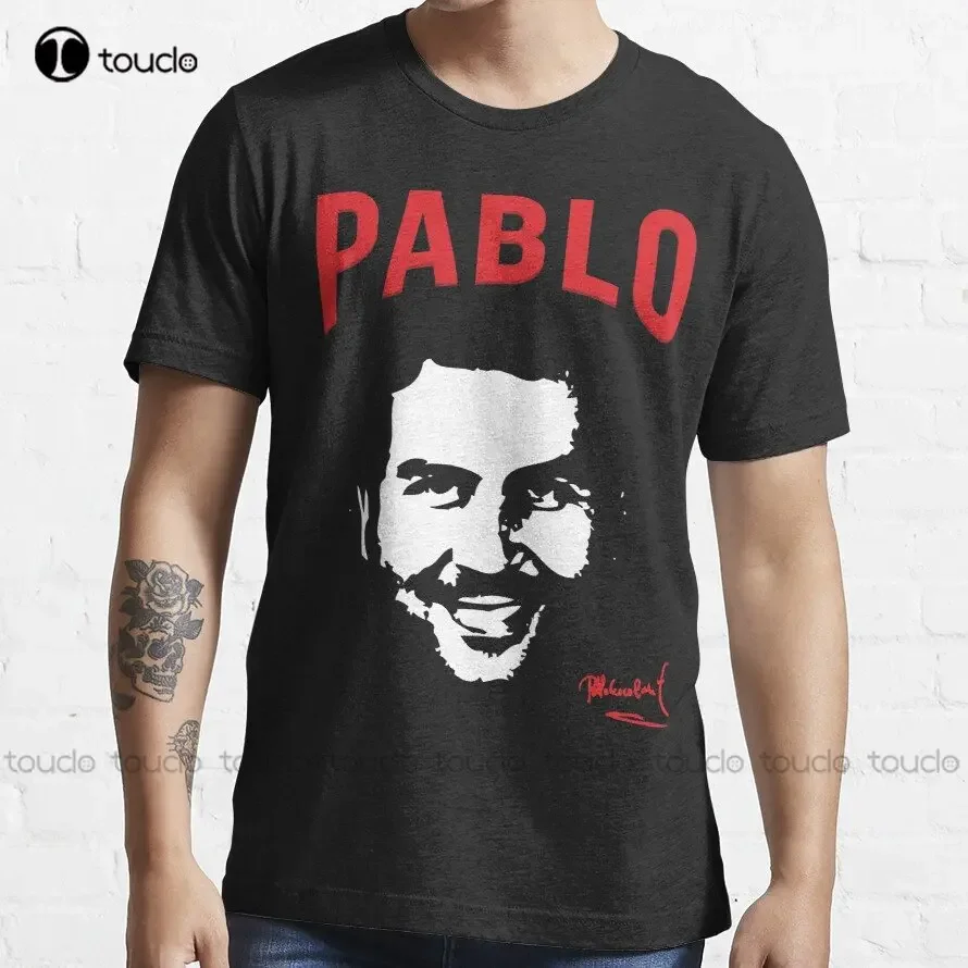 Pablo Escobar Elpatron Colombia Paisas Medellin T-Shirt Mens Workout Shirts Digital Printing Tee Shirts Xs-5Xl Unisex New