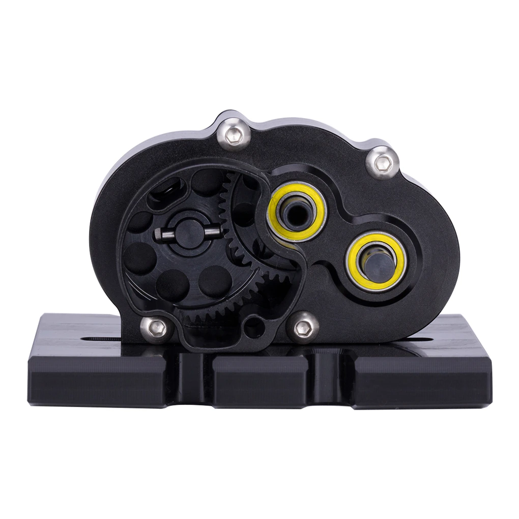 Aluminiowa skrzynia biegów CNC OD-3 Overdrive skrzynia biegów montaż skrzyni biegów dla podwozia LCG SCX10 III Pro Capra 1/10 części do modernizacji RC