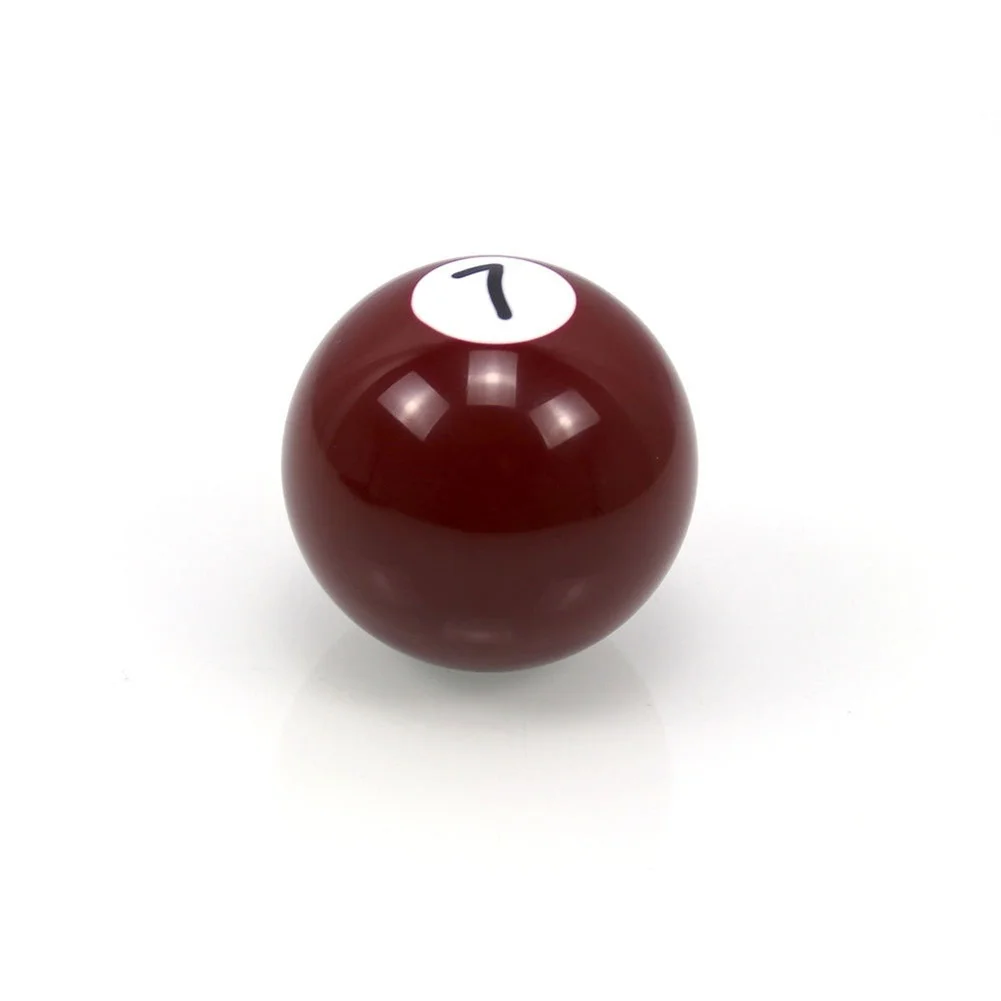 Billiard Ball for Red #7 Shift Knob 55mm for acrylic Manual Transmission for shifter Compatible with 8mm 10mm 12mm Threads