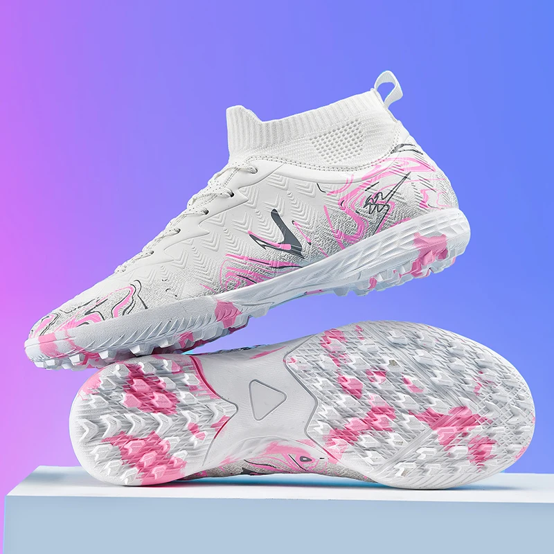 Neue Herren-Fußballschuhe für Rasen, Ultraleichte Sport-Indoor-FG-Turf-Futsal-Erwachsenen-Fußballstiefel, Rutschfeste Komfortable Stollenschuhe – Detail 6