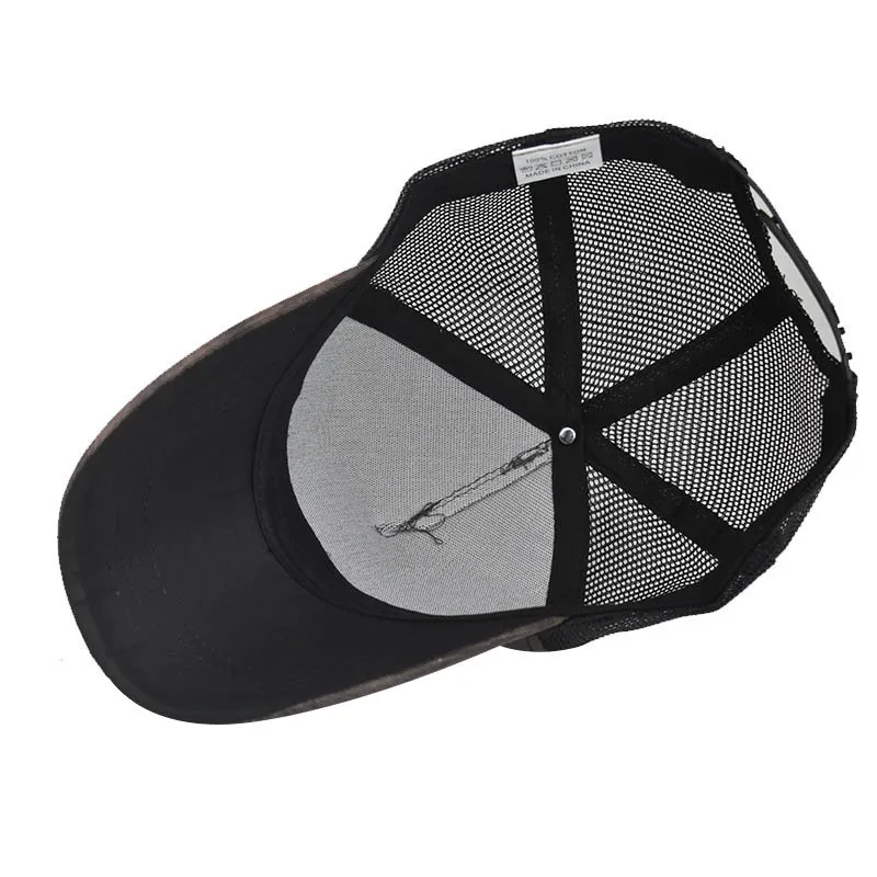 Trucker Hats for Men - Baseball Cap Adjustable Snapback Breathable Classics Mesh Back Cap