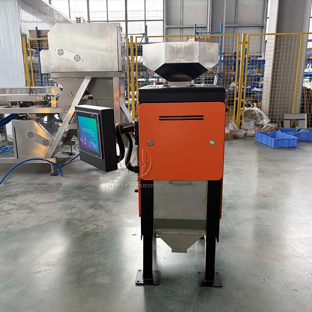 Hot Selling HCS100 Mini 50-100kg/h Coffee Beans Plastic Pellet Vibrating Optical Color Sorter Color Sorting Machine