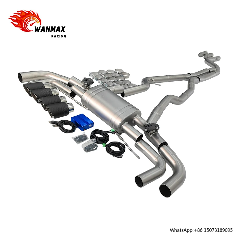 

for M240i G42 Stainless Steel Valved Exhaust - Electric Remote Control Catback System