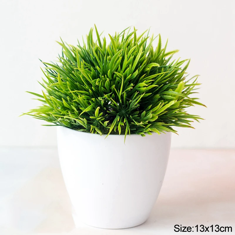 Artificial Mini Bonsai Potted Small Tree Fake Plant Ornament