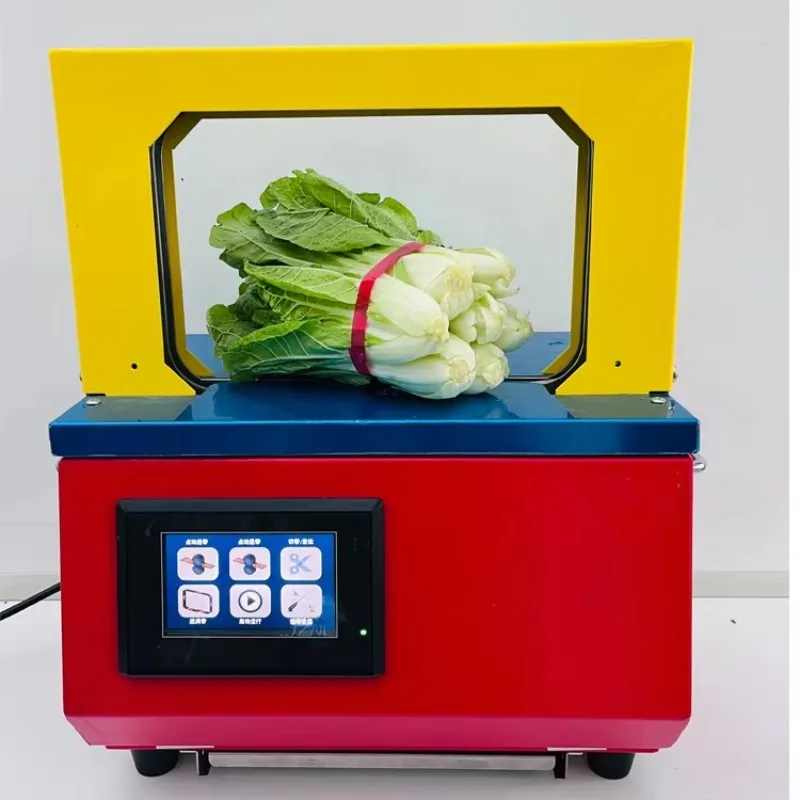 

Electric Vegetable Bundling Machine Tie Taping Machine Ham Sausage Paper Money Bundling Tool