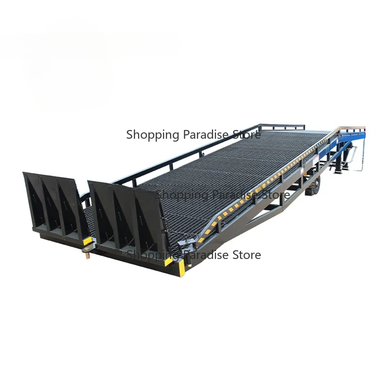 15ton mobile forklift loading dock ramp container unloading dock leveler platform for trailer