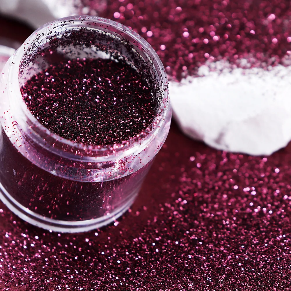 لمعان معدني لتزيين فن الأظافر ، تصنعه بنفسك ، قهوة زرقاء ، زجاجة واحدة ، 10 لكل جرة #6