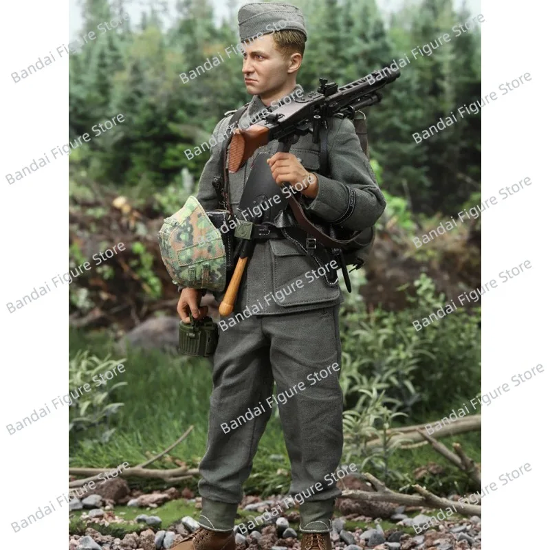DID D80169 1/6 Kolekcjonerski Żołnierz Wojskowy z Dywizji Pancernych, Strzelca z Karabinem Maszynowym MG42, Otto, 12-calowy Pełny Zestaw, Model dla Fanów, Figurka Akcji