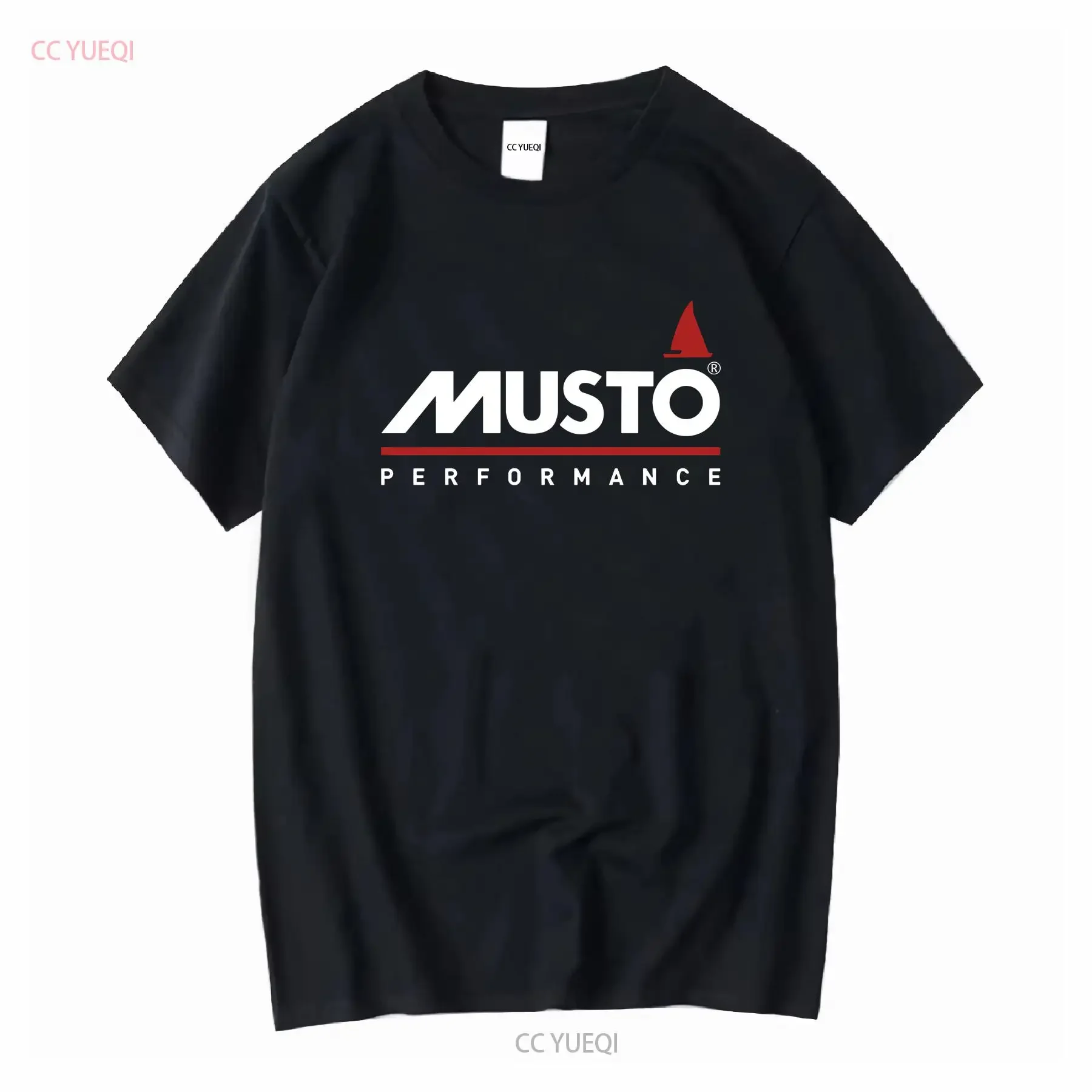 T shirt Musto Performance Men Black Size S 5XL vintage Washed Soft Stylish designer clothes Slightly Stretched streetwear