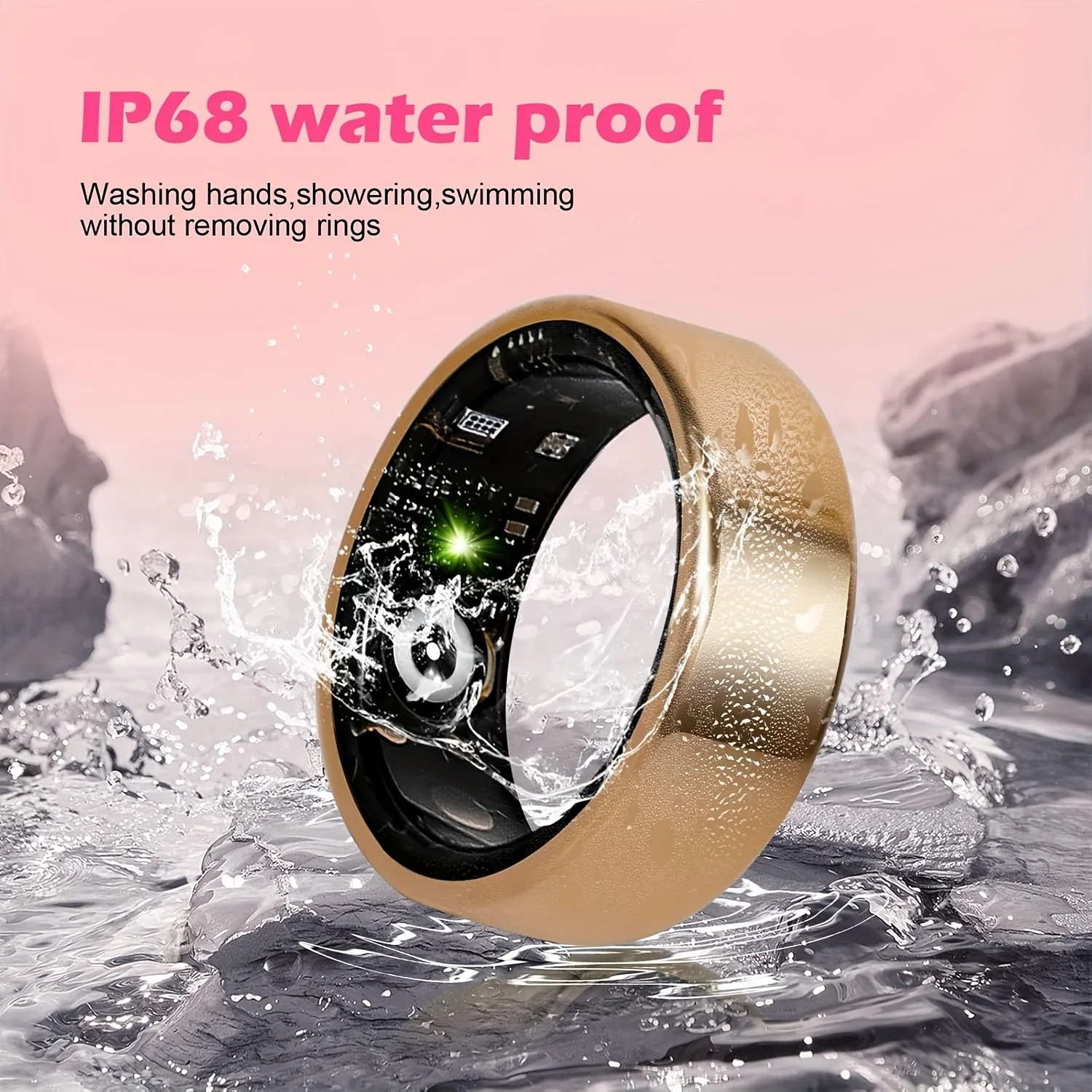 2026 Upgraded Smart Rings for Men Women, Health Monitoring Ring, Fitness Tracker with Sport Mode, Pedometer, Sleep, Step, IP68 Fitness Ring, Outdoor Activity Tracker Ring for Android for IPhone - Gift image 5