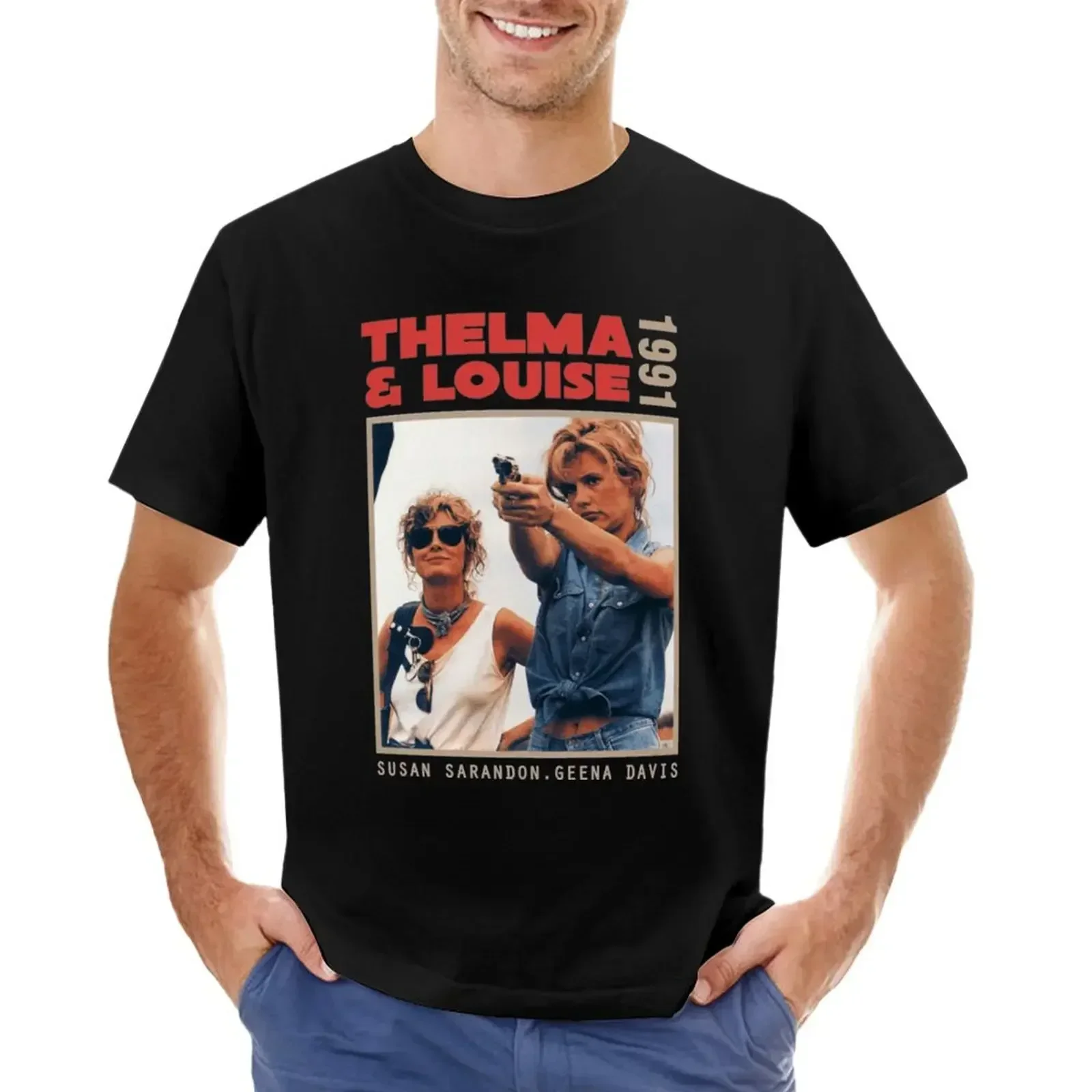 Thelma And Louise Essential . T-Shirt Aesthetic clothing graphic tee shirt plain white t shirts men