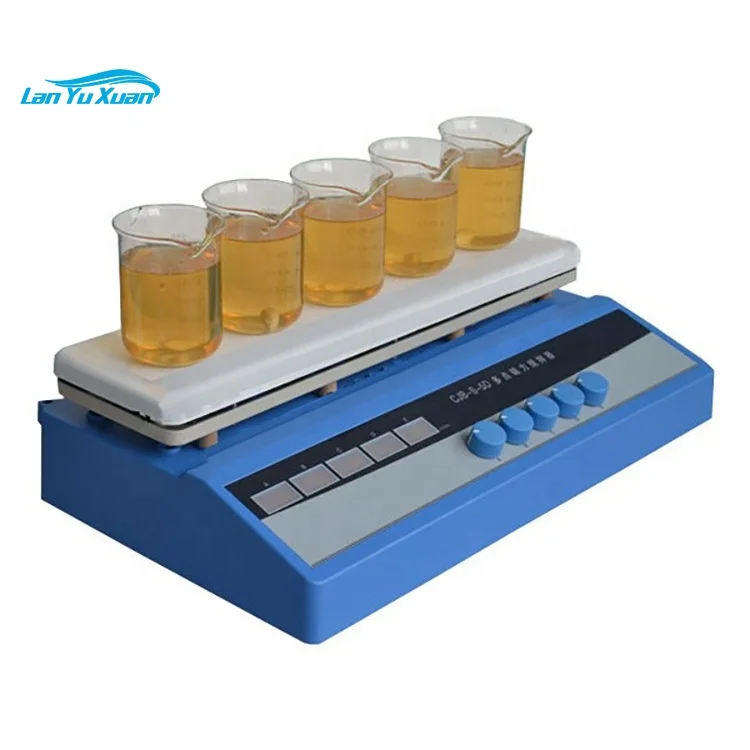 

Laboratory Equipment Four Rows Stainless Steel Hotplate magnetic stirrer