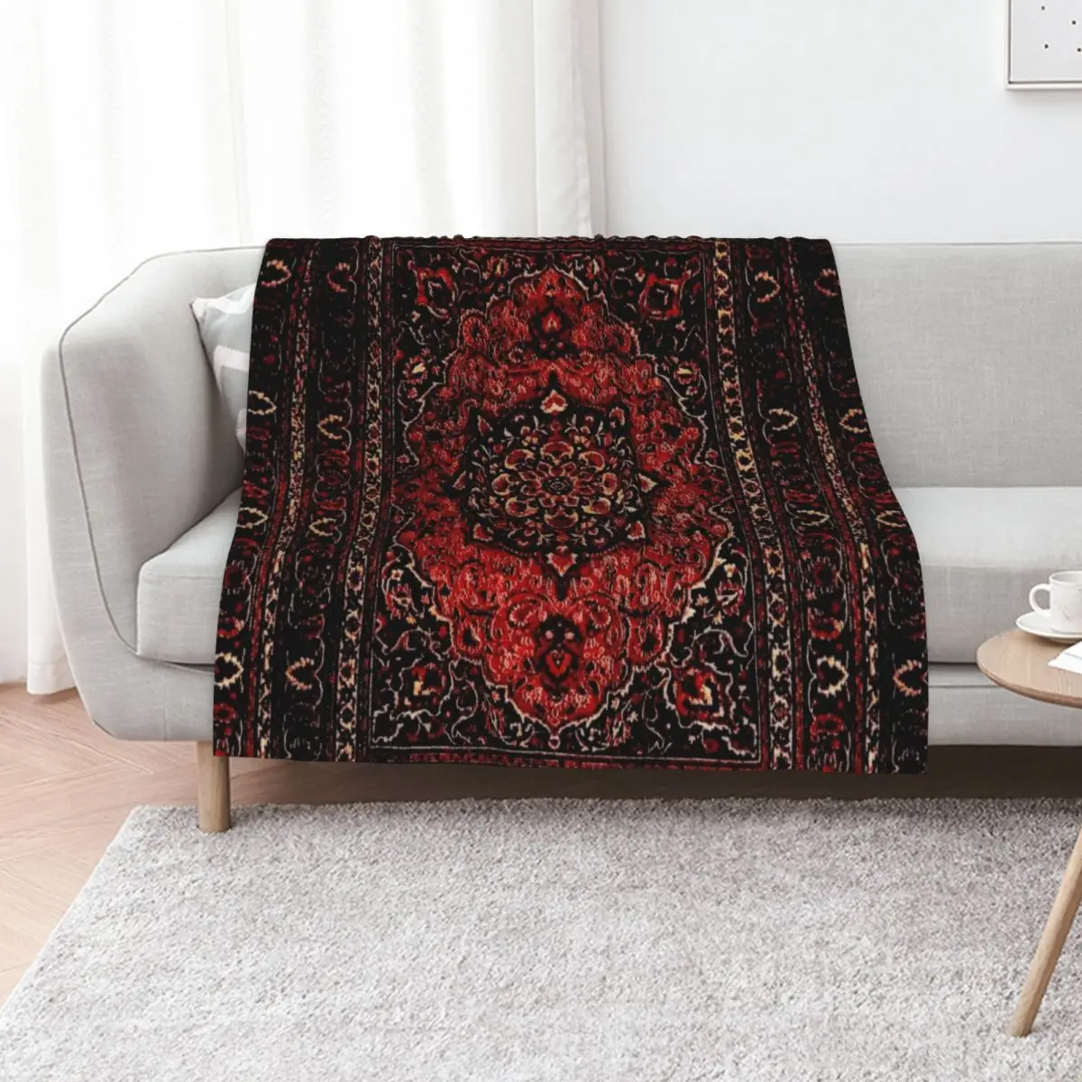 

Persian carpet look in rose Throw Blanket Quilt Luxury Brand Summer Beddings decorative Blankets