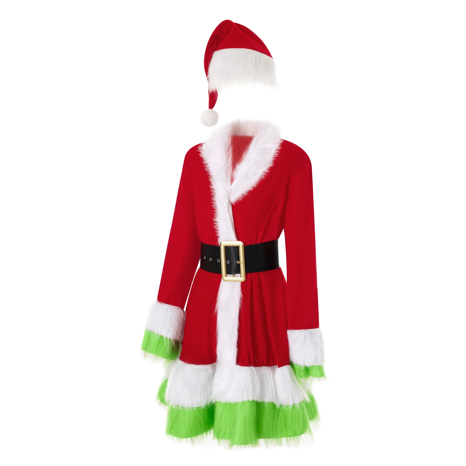 womens christmas day dresses PECHAR for Women Casual Swing Christmas Dress Xmas Print Holiday Long Sleeve Dress Bronze : Clothing, Shoes & Jewelry Women Vintage Christmas Dress