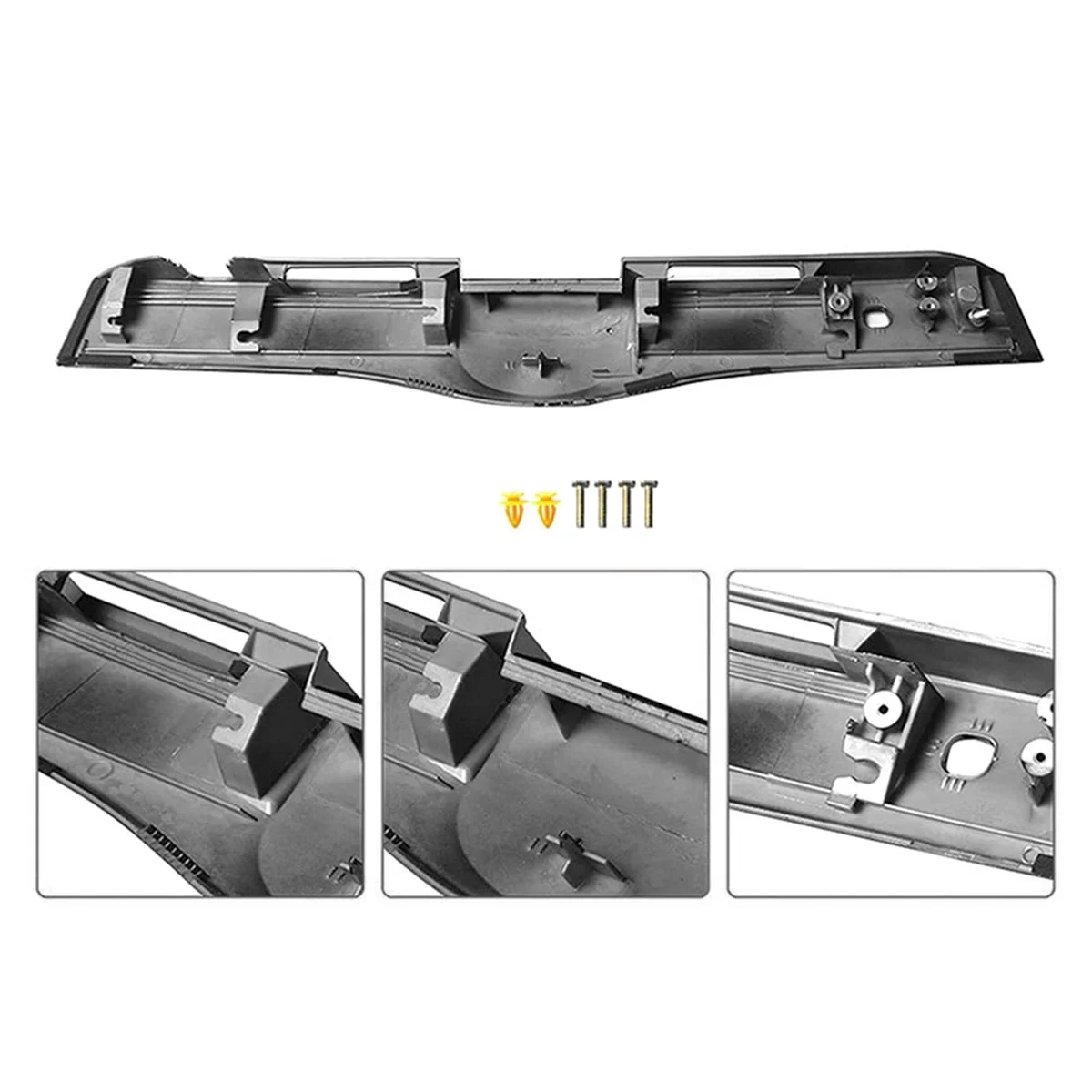 Chrome Rear Exterior Door Latch Tailgate Handle Liftgate Trunk for Toyota Prius 2004-2009