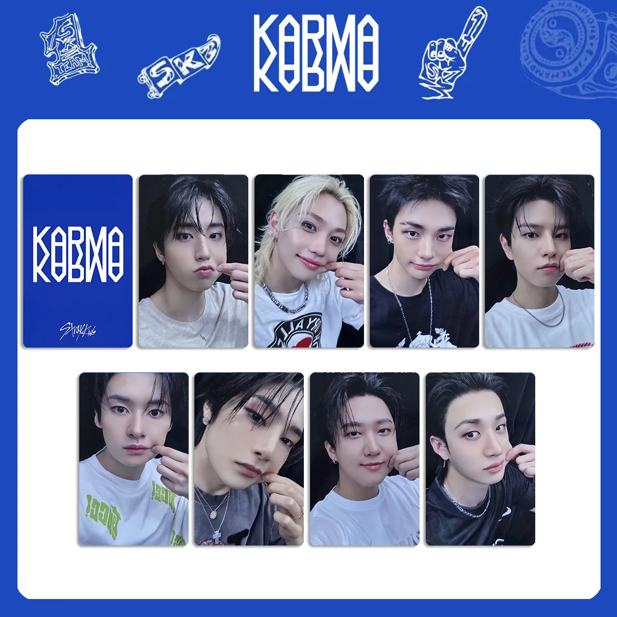 Album SKZOO BARU KARMA kartu kecil edisi terbatas kartu album HOORAY kartu kecil spesial SKZ hadiah Natal