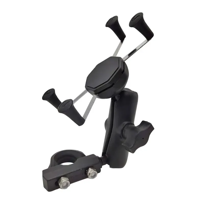 Popular Universal Motorbike Iron X Shape Clamp Bike Cell Phone Stand Motorcycle Phone Holder Motorcycles Accessories