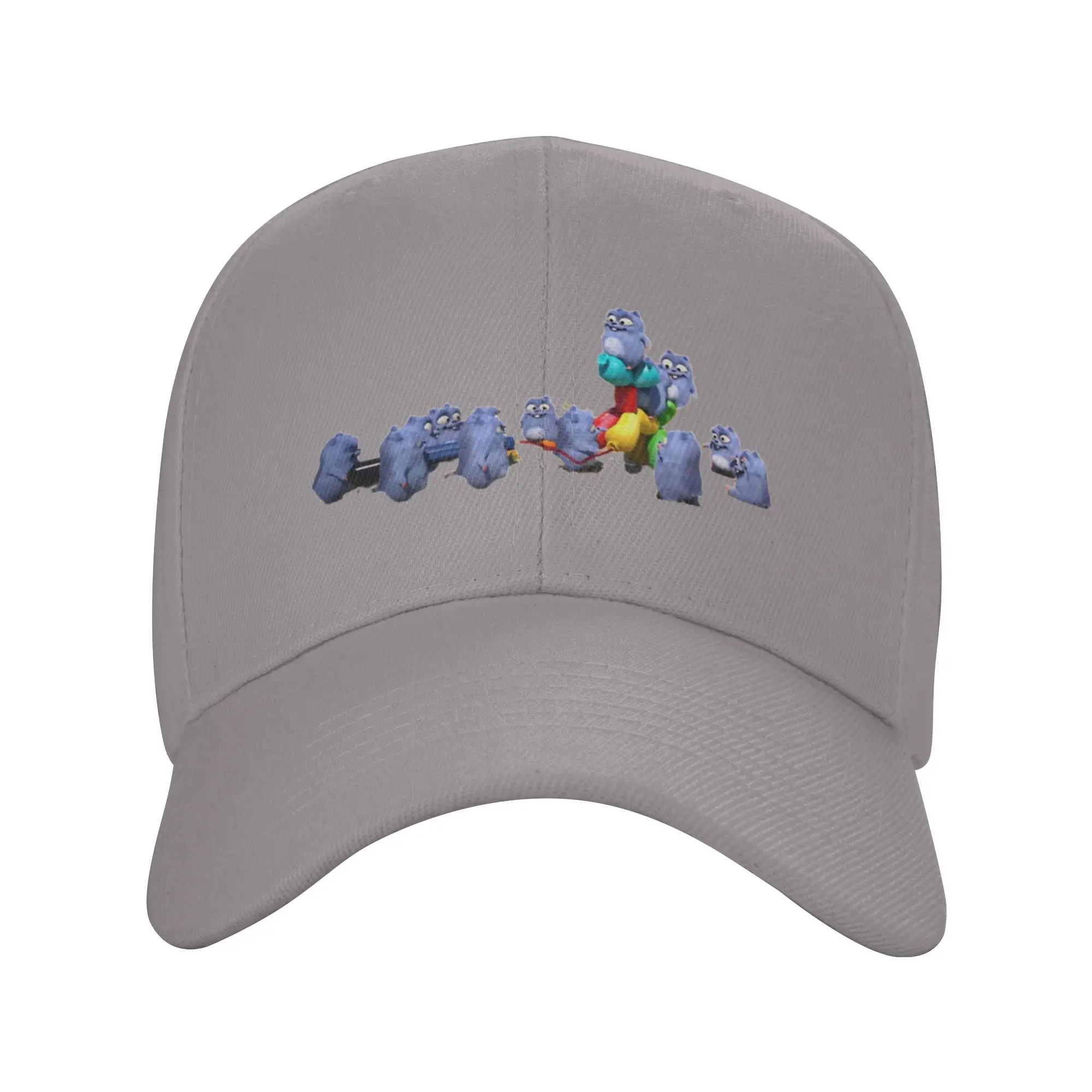 grizzy and lemmings play games Trendy Baseball Cap Outdoor Workout Hip Hop Cap Casual Hat