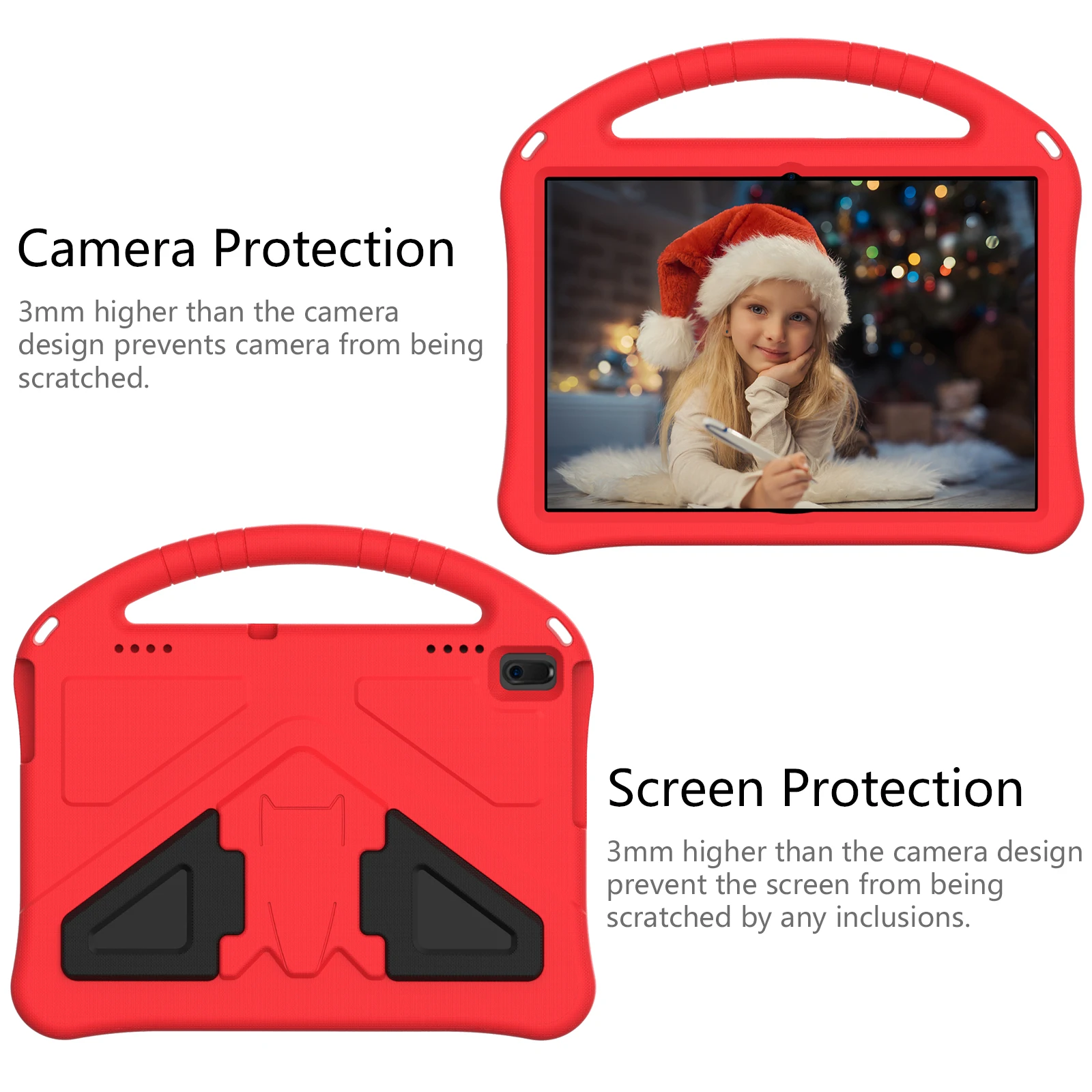 Tablet Case For Lenovo Tab M9 TB-310FU M8 2024 M8 4rd 3rd 2nd Gen M8 HD K11 K10 10Pro Tab 4 10'' E10 EVA Shockproof Handle Cover