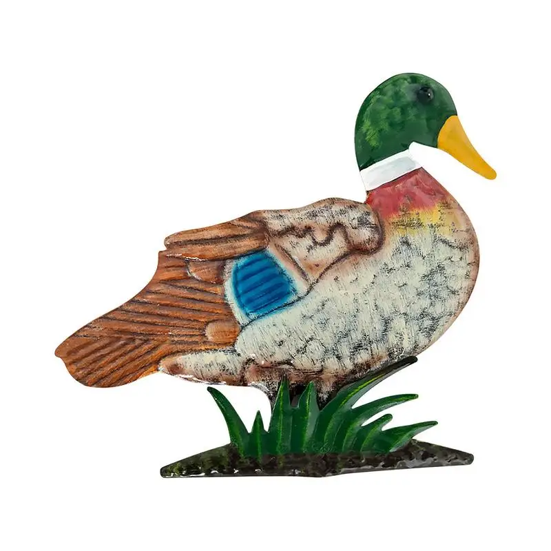 

Outdoor Garden Duck Craft For Field Decoration Garden Park Hotel Decoration Uweatherproofrust-proof Metal Duck Decoration