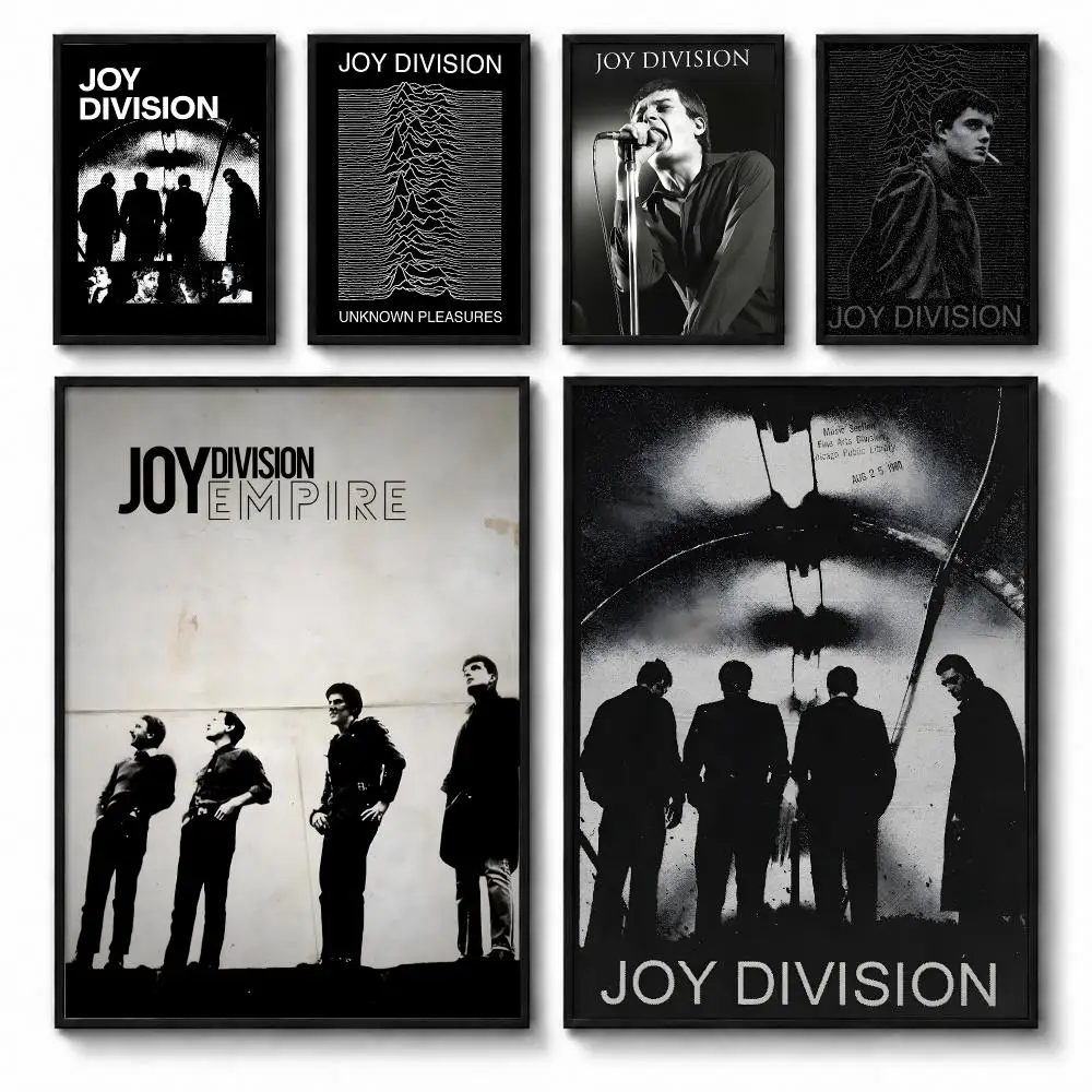 Punk Band J-Joy D-Division DIY Sticky Poster Self-adhesive Art Waterproof Paper Sticker Coffee House Bar Room Wall Decor