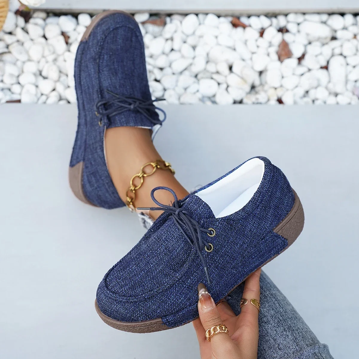 

Women Sneakers Leather Casual Shoes Women Autumn Thick Bottom Platform Sneakers Women Fashion Outdoor Loafers Zapatos De Mujer