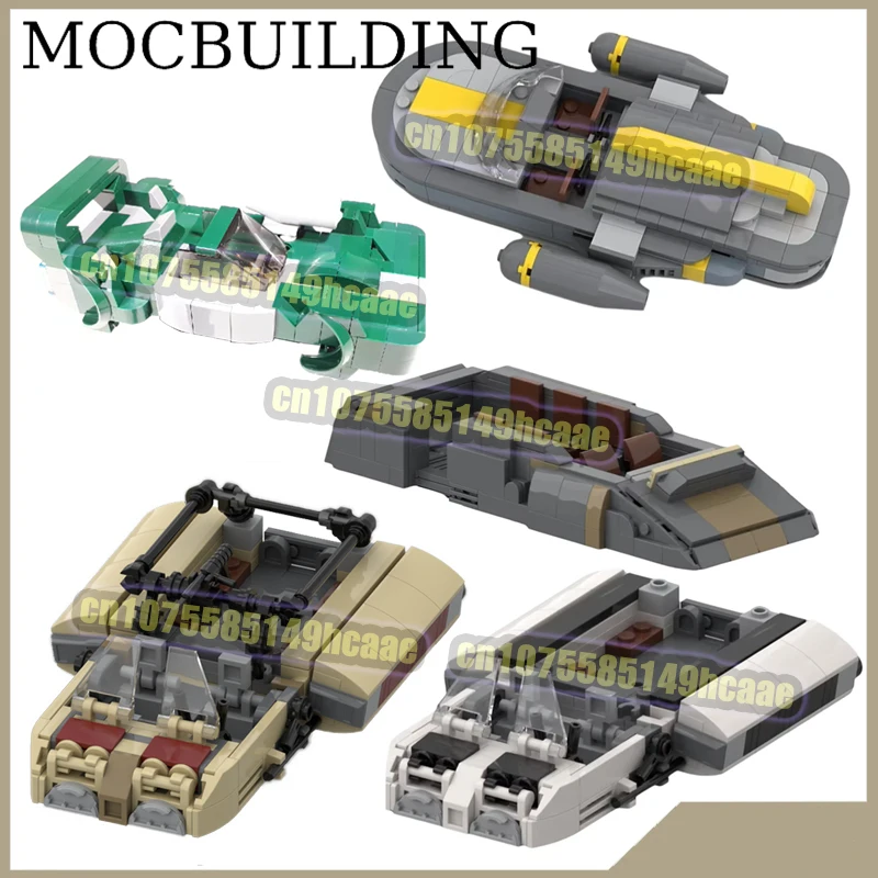 

Desert Car Speeder Space Movie Vehicle MOC Building Block Bricks DIY Construction Toys Birthday Gift for Boys Girls