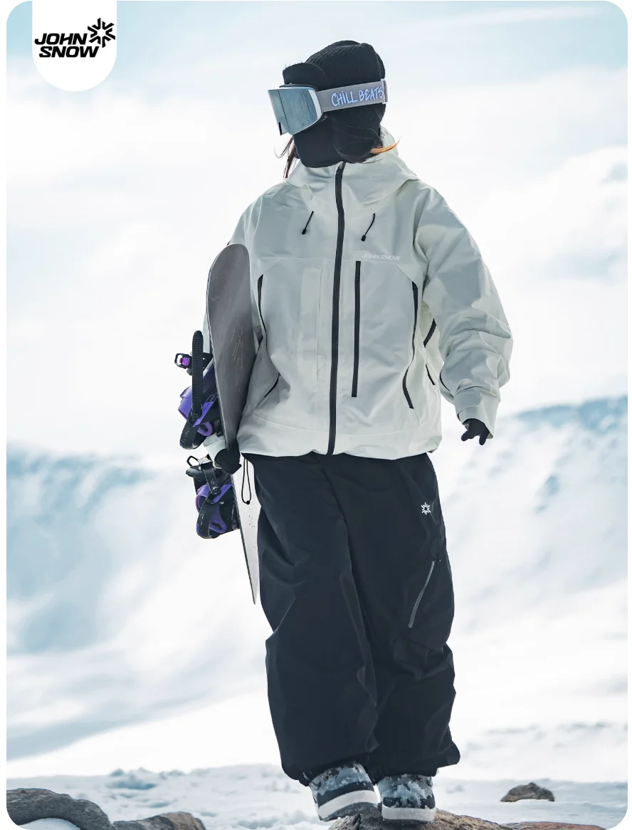 John Snow Waterproof Ski Suit Set for Women & Men Thermal Insulated Snowboard Jacket Pants  Skiing Outfit for Winter Sports