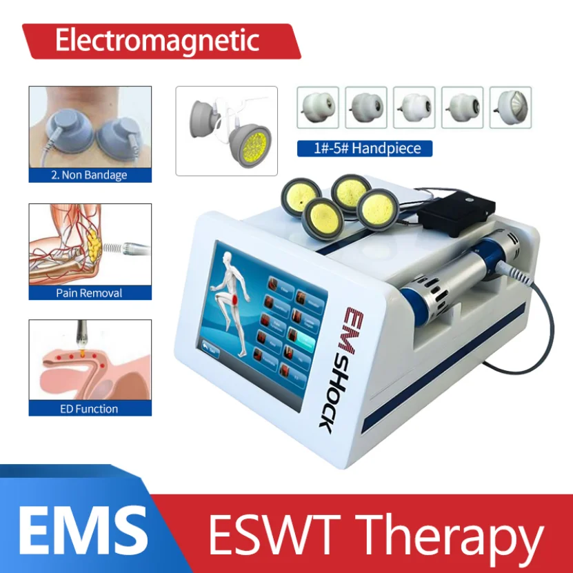 

2In1 Ems Shockwave Erectile Dysfunction Ectromagnetic Shock Wave Therapy Machine Pain Relief Portable