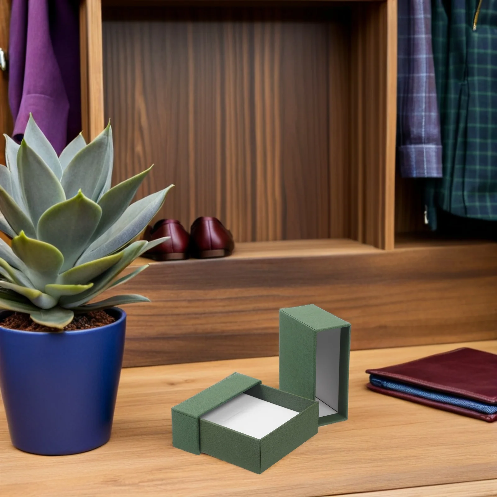 صندوق درج منظم المجوهرات، حقيبة تخزين على شكل قلادة مدمجة للنساء، أقراط متدلية صغيرة للسفر، صندوق تعبئة تذكار