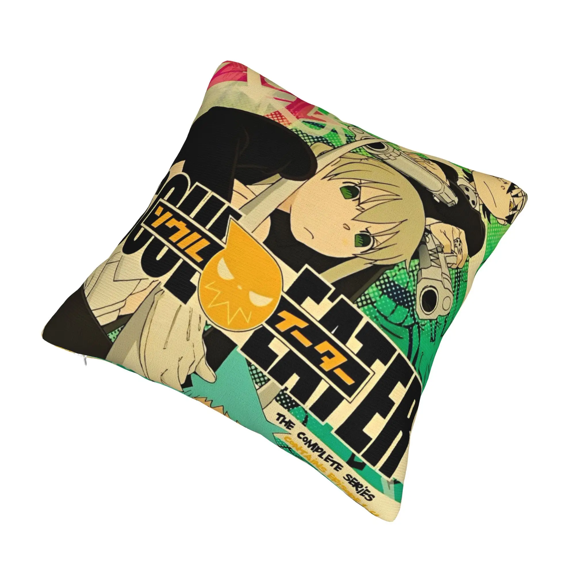 soul eater comics anime Pillow Cover Accessories Printing Cushion Cover Gift  Pillow Case Cover Bed Multi-Size