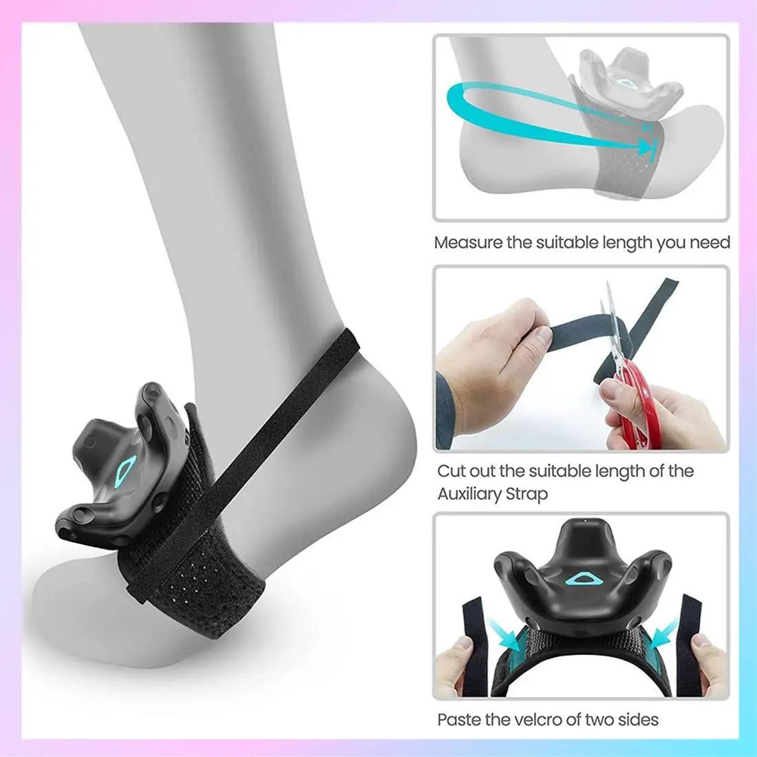 

AB25-Vive Tracker Belt Vive Tracker Straps для HTC Vive System Tracker Pucks, структура и обновление полного тела