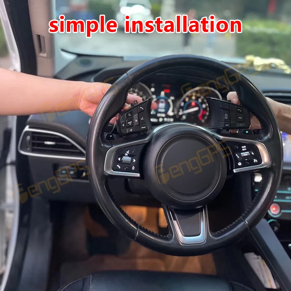 For Jaguar XE XEL XF XFL F-Pace LCD Car Steering Wheel Switch Control Buttons Automotive Spare Parts Accessories New Upgrade