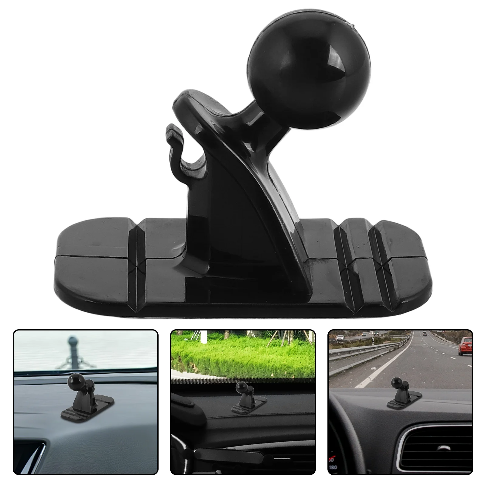 

Ball Head Mobile Phone Holder Mount Base for Car Fixing Bracket Ball-shaped Pedestal Adhesive Fork Stem
