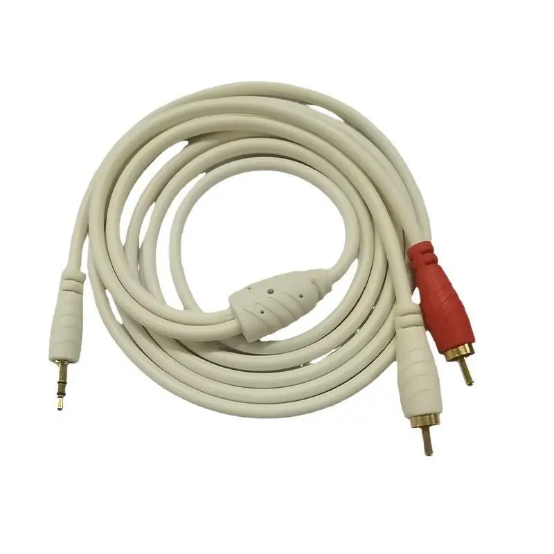 Kabel Audio 3.5mm do 2 RCA Pozłacany – Szeroka Kompatybilność